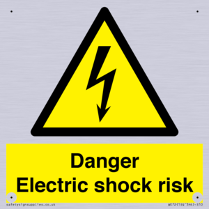 Danger Electric shock risk